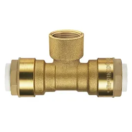 ITAP SpA ITAP-FIT Messing-Steckverbinder T-Stück für Cu-Rohr Ø 22 mm x 3/4 IG - DVGW