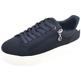 TAMARIS Damen Sneaker Plateau Reißverschluss 1-23313-41, Größe:41 EU, Farbe:Blau