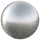 vidaXL Gartenbrunnen Gebürsteter Ball Ø 30 cm Silber Edelstahl 201