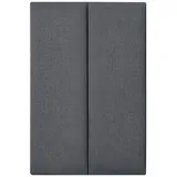 neu.haus [neu.haus] - Wandkissenset Carpino 2-tlg. Textil 90x30 cm Dunkelgrau