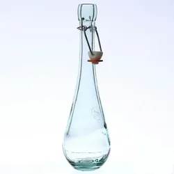 Glasflasche mit Bügelverschluss Recyclingglas 325ml Vorratsflasche