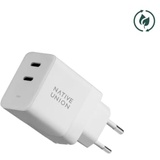 Native Union 35W Dual USB-C Fast GaN PD Wall Charger Weiß