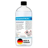 Isopropanol 99,9% IPA Lösungsmittel, Verdünnungsmittel, Reinigungsalkohol zum Entfetten, rückstandsfrei und geruchslos, verdunstet schnell, perfekt für Haushalt, Werkstatt, Hobby, Industrie (1 l)