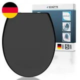 SCHÜTTE Wc-Sitz Mit Absenkautomatik, Abnehmbarer Klodeckel Aus Bruchsicherem Dur