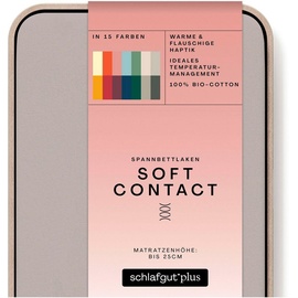 SCHLAFGUT Soft Contact 90 x 190 - 100 x 200 cm sand mid