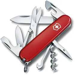 Victorinox Taschenmesser Climber, 91mm, 14 Funktionen, Mit Schere und Mehrzweckhaken, rot