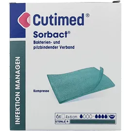BSN Medical Sorbact Kompressen 4 x 6 cm 6 St.