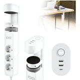 Olympia Steckdosenleiste SL 3000 1,5 m Weiß 3 St.