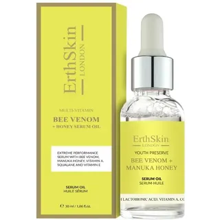 ErthSkin London Veleno d'api + olio di siero al miele Manuka 30 ml