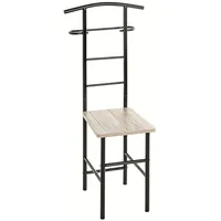 Haku-Möbel Herrendiener Eiche San Remo Schwarz