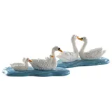 Lemax Swans Set/2 Weihnachtsdorf Weihnachtsfiguren