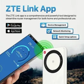ZTE U30 Air 5G / WLAN-Hotspot Integriertes Modem: 5G, LTE 867 MBit/s