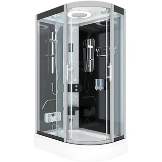 AcquaVapore Duschkabine Komplettdusche Fertigdusche Dusche D60-73T0R 80x120 cm ohne 2K Scheiben Versiegelung