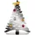 Alessi Bark For Christmas Weihnachtsdekoration silber