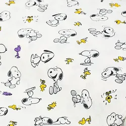 Baumwollstoff "Peanuts Snoopy", weiß-color