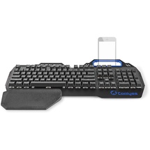 Nedis Wired Gaming Keyboard - USB - Mechanische Tasten - RGB - US international - US-Layout - Stromversorgung über USB - Netzkabellänge: 1.70 m - Gaming