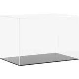vidaXL Vitrine, Schaukasten Staubschutz, Sammlervitrine für Sammlerstücke Spielzeug Figuren, Ausstellungsbox Acrylbox, Transparent Acryl