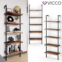 Vicco Bücherregal 5 Ablagen Schwarz
