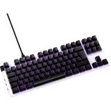 NZXT Function TKL 2022 Mechanische PC Gaming Tastatur - beleuchtet - lineare RGB Schalter - MX kompatible Schalter - Hot Swap - Aluminium Cover - Mechanical Gaming Keyboard | DE (QWERTZ) Weiß