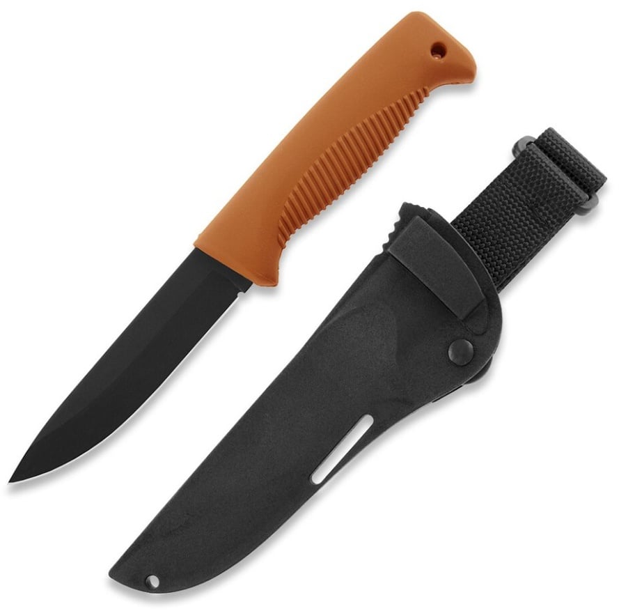 Peltonen M07 Ranger Puukko NEW Orange Handle Compositeblack Sheath FJP137