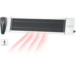 Semptec Infrarot-Dunkelheizstrahler RA-324 Timer Fernbedienung 2.400 Watt IP55 Heizung