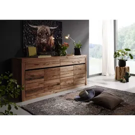 MASSIVMOEBEL24.DE MONTREUX 202 x 80 x 43 cm braun