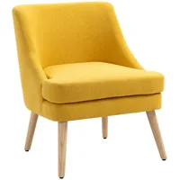 Homcom Gepolsterte, Gelb 63 x 69 x 79,5 cm