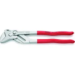 KNIPEX 86 03 300 Zangenschlüssel Zange und Schraubenschlüssel in einem Werkzeug verchromt 300 mm