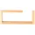 jan kurtz Wandregal 41,5 x 16,5 x 9 cm Beige