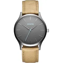 MVMT 40 Series Gunmetal Sandstone Leder 40 mm D-MT01-GML