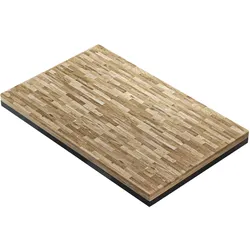MASSIV-STEEL | Bistro Massiv Tischplatte | 130x80cm | Eiche