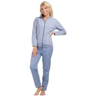Consult-Tex Hausanzug Damen Hauanzug Homewear Set (Set, 1) blau 40/42