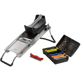 De Buyer Mandoline Revolution Master Gemüsehobel 6-tlg. Grau