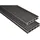 KOVALEX WPC-Terrassendiele Exklusiv 600 x 14,5 x 2,6 cm graubraun