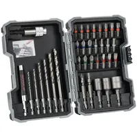 Bosch Bitset mit Metallbohrern und Extra Hard-Schrauberbits, 35-teilig