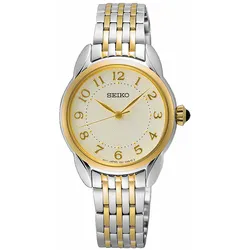 Seiko SUR562P1 Damen-Armbanduhr Quarz Zweifarbig