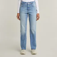 G-Star Viktoria High Straight Fit Jeans Vintage Olympic Blue