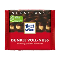 Ritter Sport Nuss-Klasse Dunkle Voll-Nuss, 100g