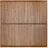 Andrewex Sichtschutzzaun Element Quadra 180 cm x 180 cm Natur
