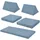 [en.casa] Kindersofa Norhulta 150 x 66 x 46 cm Cord blau