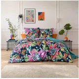 Estella Amarina Floral Blau 135 x 200 cm + 80 x 80 cm