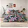 Estella Amarina Floral Blau 135 x 200 cm + 80 x 80 cm
