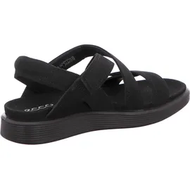 ECCO SOFT SANDAL W CROSS STRAP Damen Schwarz 37