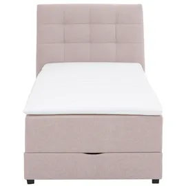 Home Affaire Boxbett HOME AFFAIRE "Mieke", rosa (flamingo), B:103cm L:210cm, Struktur imprägniert (100%), Komplettbetten, Boxspringbett, incl. Bettkasten und Topper, Bezug imprägniert, 2 Breiten