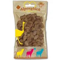 Carnello Hundeleckerli Getreidefrei – Alpenglück Federleicht – Hunde Leckerlis, Leckerli Hund, Trockenfutter Hund Getreidefrei – Wiederverschließbare Beutel (1 x 60g)