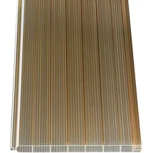 Gutta PVC Hohlkammerpaneele 1,6 cm Bronze 200 x 20 cm