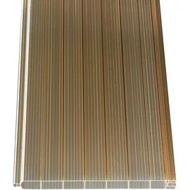 Gutta PVC Hohlkammerpaneele 1,6 cm Bronze 200 x 20 cm