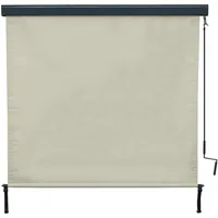 Mendler Vertikalmarkise HWC-F42, Senkrechtmarkise Sichtschutz Außenrollo Rollo, UV-Schutz 50