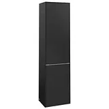 Villeroy & Boch Subway 3.0 Hochschrank C59300VL 40x171x36,2cm, Schanier rechts/Griff Aluminium glänzend, Volcano black