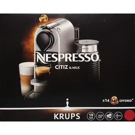 Krups Nespresso Citiz & Milk XN 7615 rot + Aeroccino